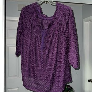 Beverly Drive purple blouse